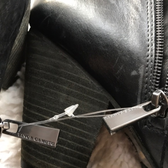 New Vince Camuto Harriet Bootie Black 9.5 Leather - Picture 8 of 8